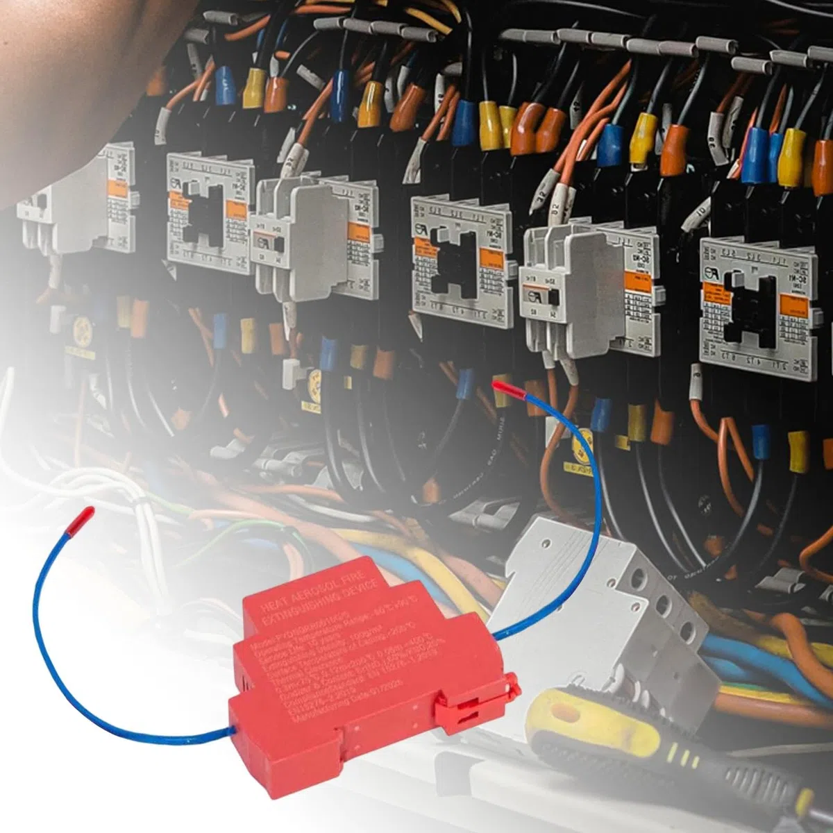 Qianly Aérosol, Dispositif d'extinction de Protection, Autocollant Automatique pour tracteurs