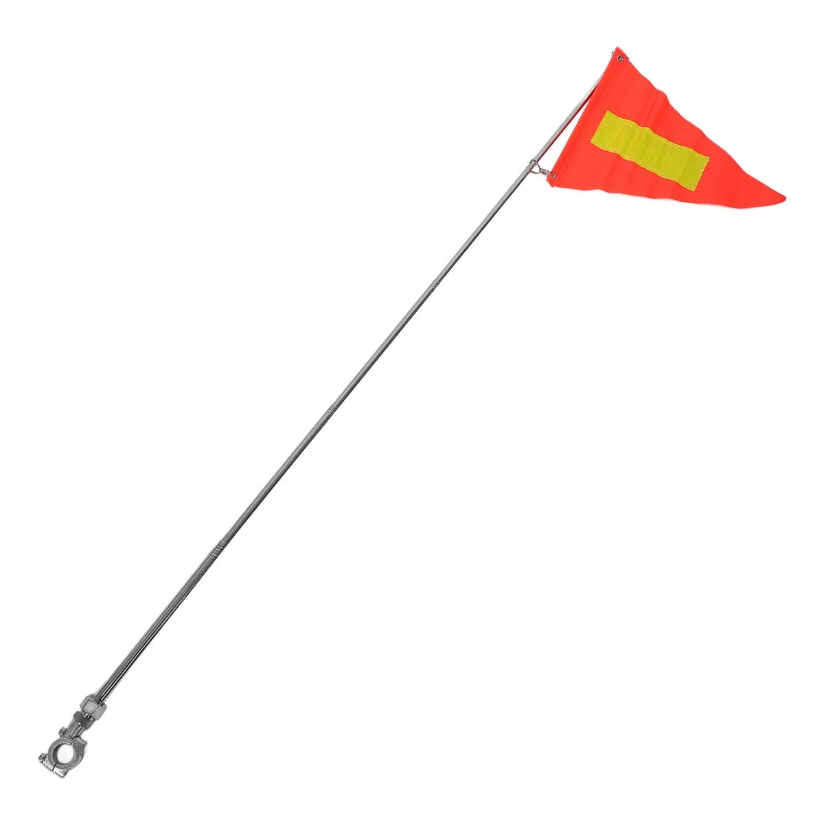 VOSAREA Drapeau pour Vélo Mât Télescopique en Alliage D'aluminium et Acier, Longueur Ajustable, Améliore la Sécurité pour Moto et Vélo